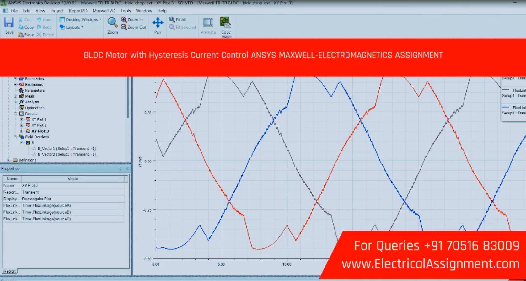 ANSYS Maxwell PMSM Motor Torque Ripple Analysis screenshot 6